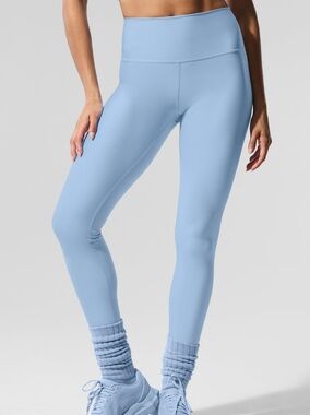 ALO 7/8 Airlift Highrise Legging Baby Blue Size Small